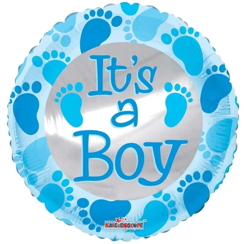 Baby Blue Footprints - 18 Inch