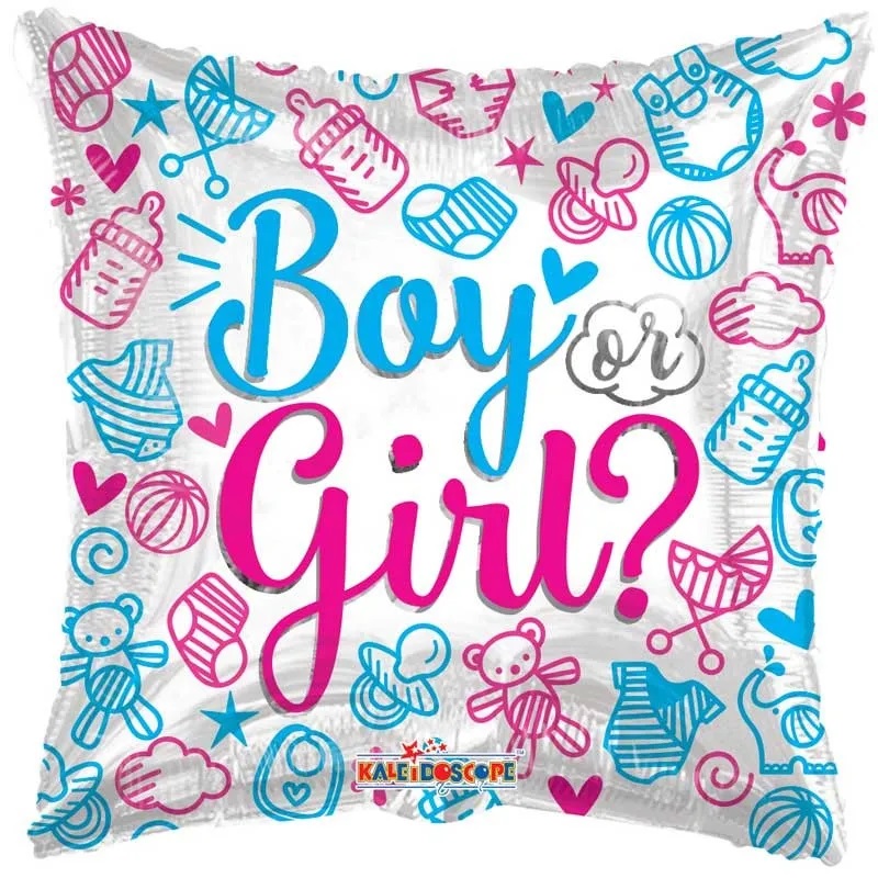 Boy Or Girl Gender Reveal - 18 Inch