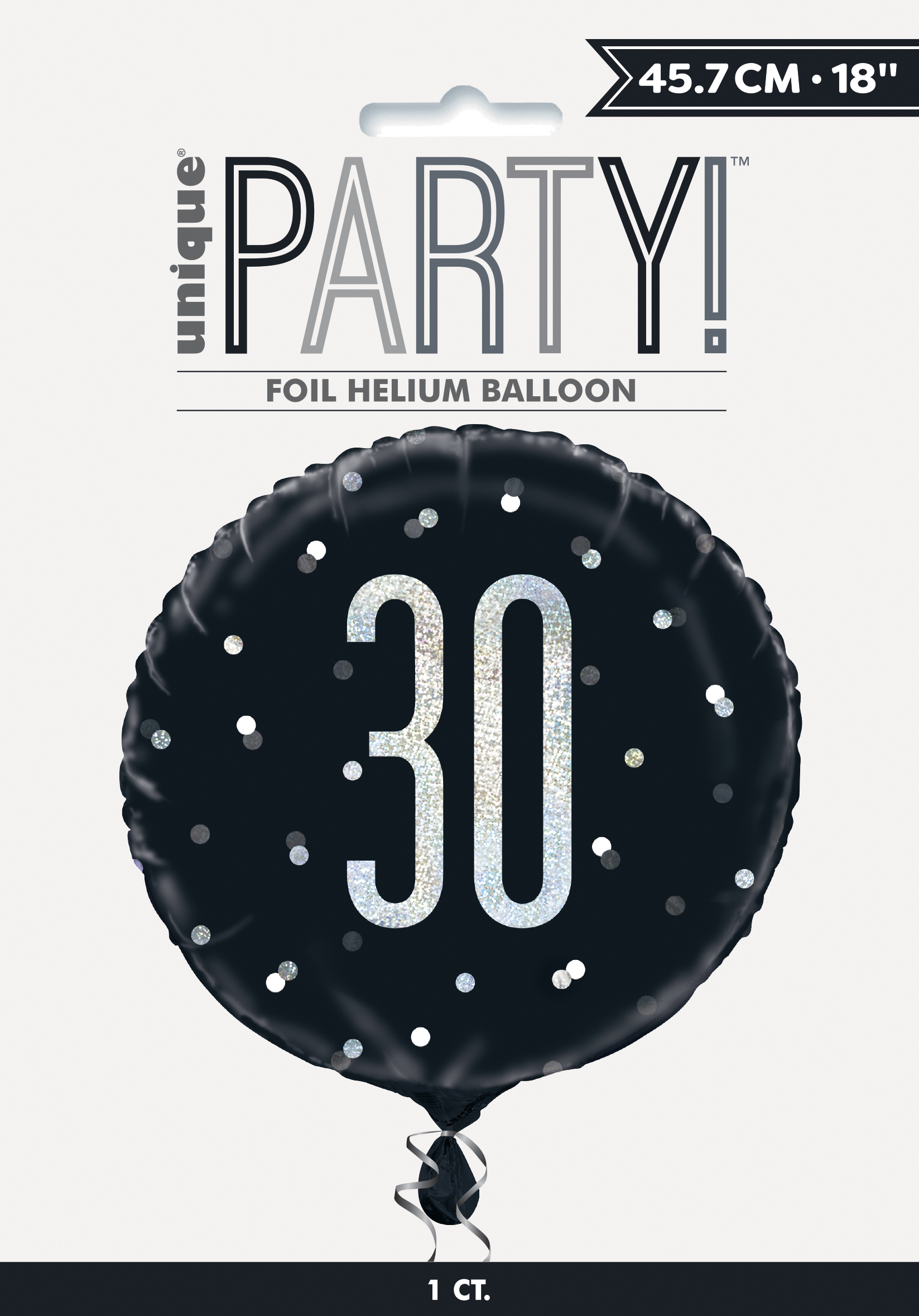 18" AGE 30 BIRTHDAY FOIL BALLOON