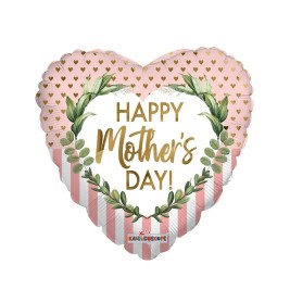 Happy Mothers Day Dots and Lines Balloon (18 inch)