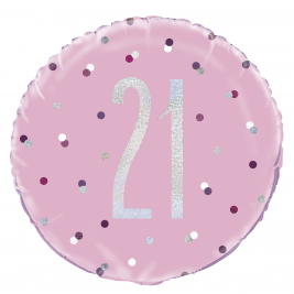 18" AGE 21 Birthday Foil Balloon