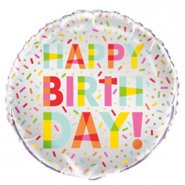 18" Donut Party Round Foil Balloon