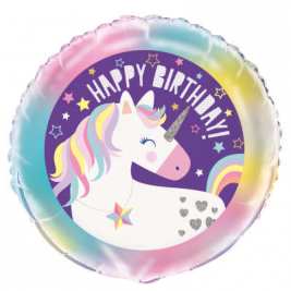 18"  UNICORN FOIL BALLOON