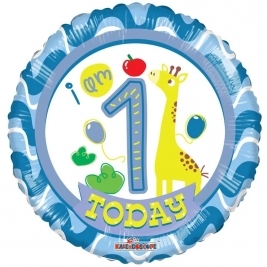 1St Birthday Boy Balloon - 18 Inch