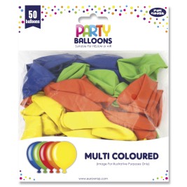 50PK Multi Colour Balloon
