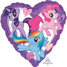 My Little Pony Heart Standard Foil Balloon