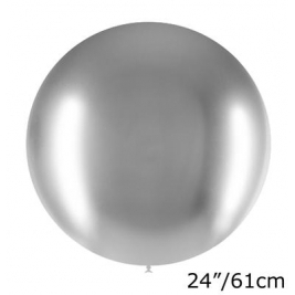 24" Silver Balloon 3 pcs