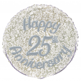 25th Anniversary 18" Foil Balloon