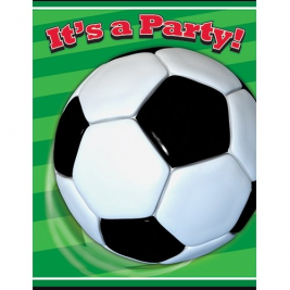 3D Soccer Invitations (8pk)