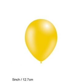 5" Goldenrod Balloons 100pcs