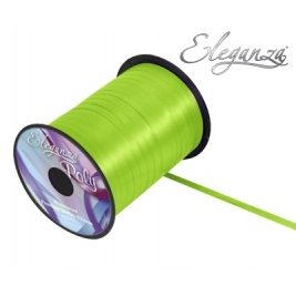 Eleganza Lime Green Poly Curling Ribbon - 5mm x500yds