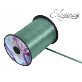 Eleganza Green Poly Curling Ribbon - 5mm x500yds