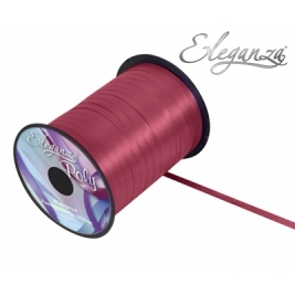 Eleganza Burgundy Poly Curling Ribbon - 5mm x500yds