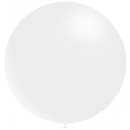 Decotex Pro 36 Inch Fashion Solid No.01 White Balloons - Pack of 2