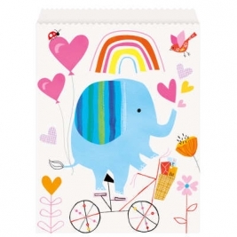 Baby Shower Zoo Paper Goodie Bags Pack of 8