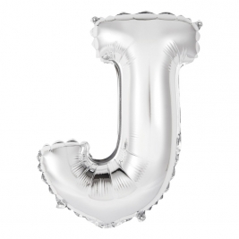 14 Inch  Silver Foil Balloon-J