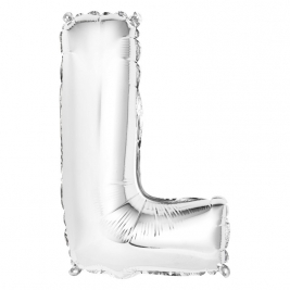 14 Inch  Silver Foil Balloon-L