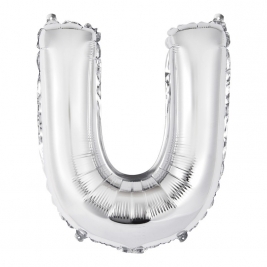 14 Inch  Silver Foil Balloon-U