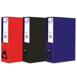 Foolscap Box File - 3 Assorted Colours