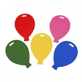 Assorted Primary Balloon Shape Weights (X50)