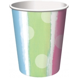 Baby Clothes Paper Cups 256ml - Pack of 8