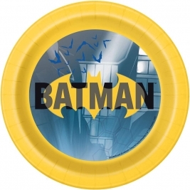 Batman 7" Plates 8ct