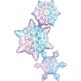 Betallic 50inch Shape Snowflake Trio (J) Packaged