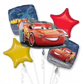Cars 3 Lightning McQueen Foil Balloon Bouquets