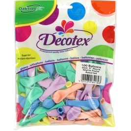 Decotex Pro 5 Inch Matte Pastel Assorted x 100pcs