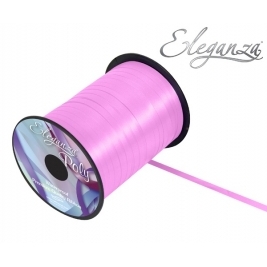 Eleganza Classic Pink Poly Curling Ribbon 5mm x500yds