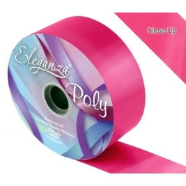 Eleganza Deep Cerise Poly Ribbon 50mm x 91m (100yds)