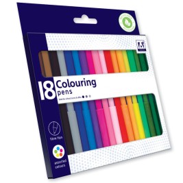 18 Colouring Pens