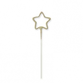 Gold Glitz Star Shaped Sparkler