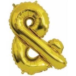 Gold Letter & Shaped Foil Balloon 14 Inch