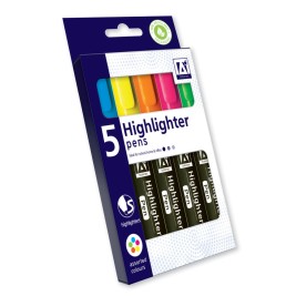 5 Highlighter Pens