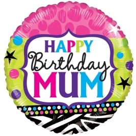 Happy Birthday Mum - 18 Inch