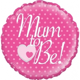 Mum To Be Holographic 18 Inch Foil Balloon