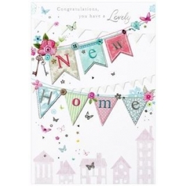 New Home Greeting Card - Congratulations You Have A Lovely New Home!