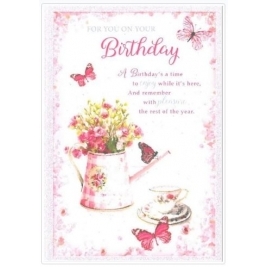 Open Female Birthday Cards