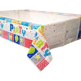 Party Style Plastic Table Cover 84" x 54"