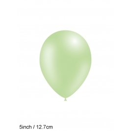 Pastel Green Fashion Solid No.83  x100Pcs 5"