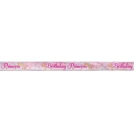 Pink Princess Foil Banner 12ft