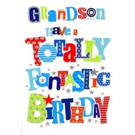 Grandson Birthday Greeting Card