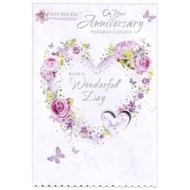 Sister & Brother-in-Law Anniversary Congratulations Greeting Card