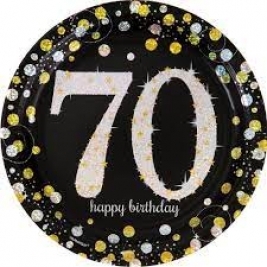 Sparkling Celebration 70 Round 9 Inch Prismatic Plates 