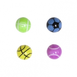 Unique Wow Party WOW Pack of 8 Sports Ball Pop Ups Party Bag Fillers Pack of 3 Balloons - 84729