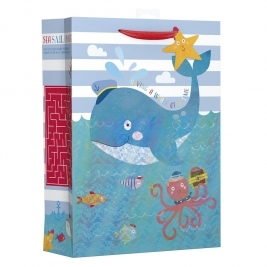 Whale Activity Extra Large Gift Bag