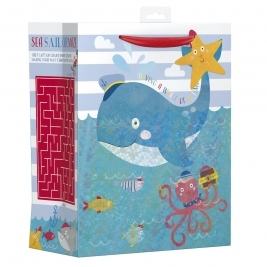 Whale Activity Large Gift Bag
