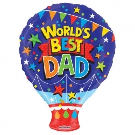 Worlds Best Dad Balloon 18 Inch