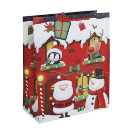 SANTA GROTTO LARGE GIFT BAG